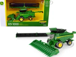 John Deere X9 1000 Combine 12-Row Corn Head Draper Grain Head 1/64 Diecast Model ERTL TOMY 45762