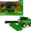 John Deere X9 1100 Combine with 12-Row Corn Head and Draper Grain Head 1/64 Diecast Model ERTL TOMY 45735