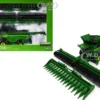 John Deere X9 1000 Combine with 16-Row Corn Head and Draper Grain Head Green "Prestige Collection" Series 1/32 Diecast Model by ERTL TOMY