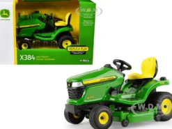 John Deere X384 Lawn Tractor Green "Replica Play" Series 1/16 Diecast Model by ERTL TOMY