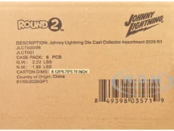 Johnny Lightning Collector's Tin 2026 Set of 6 Cars Release 1 Limited Edition 1/64 Diecast Model Cars by Johnny Lightning