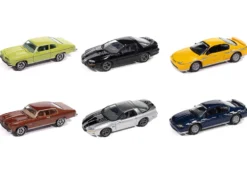 Johnny Lightning Collector's Tin 2026 Set of 6 Cars Release 1 Limited Edition 1/64 Diecast Model Cars by Johnny Lightning