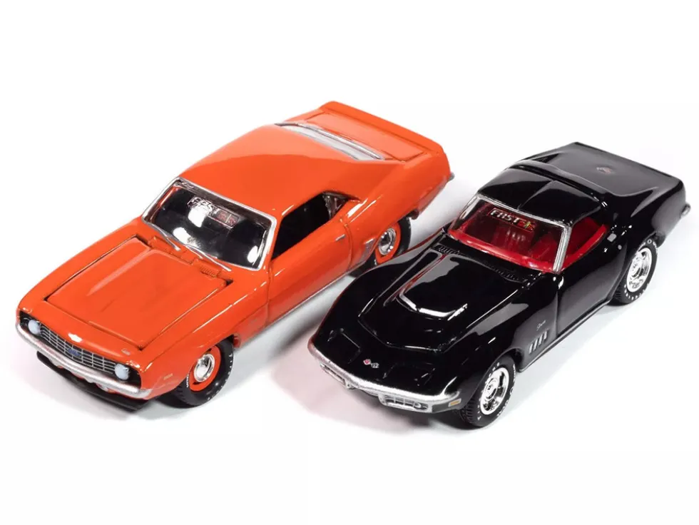 Johnny Lightning "2-Packs" 2024 Release 1 Set A of 6 pieces 1/64 Diecast Model Cars by Johnny Lightning