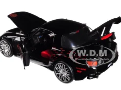 Johnny's 2001 Honda S2000 Black Fast & Furious Movie 1/24 Diecast Model Car Jada 99541