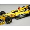 Jordan 198 #9 Damon Hill "Benson & Hedges Jordan-Honda" Winner Formula One F1 "Belgian GP" (1998) with Driver Figure and Display Case "Mythos Series" Limited Edition to 60 pieces Worldwide 1/18 Model Car by Tecnomodel