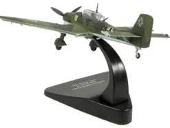 Junkers Ju 87B Stuka Stab Dive Bomber Plane III StG 77 Caen France 1940 Oxford Aviation Series 1/72 Diecast Model Airplane Oxford Diecast AC004