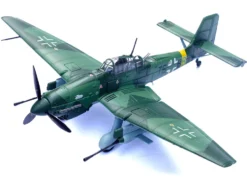 Junkers Ju 87G2 Stuka Bomber Aircraft "10.(Pz)/SG 2 Immelmann, T6+BB, Oberst Hans-Ulrich Rudel, Romania" (1944) German Luftwaffe "Wing" Series 1/72 Diecast Model by Panzerkampf