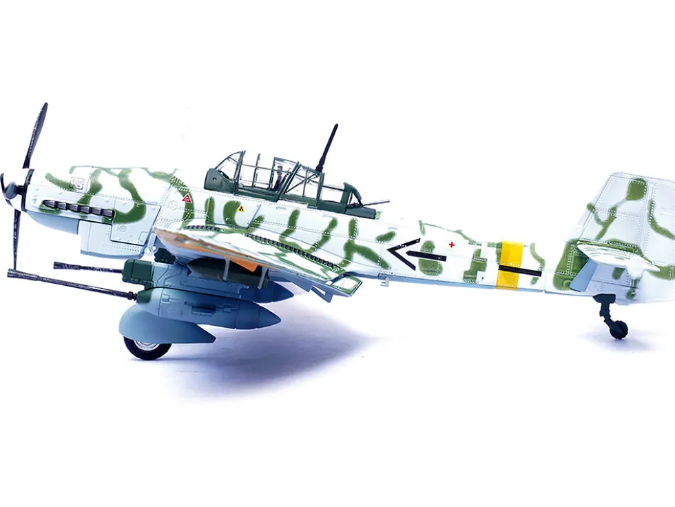 Junkers Ju 87G2 Stuka Bomber Aircraft "10.(Pz)/SG 2 Immelmann, Markisch Friedland, Pomerania" (1945) German Luftwaffe "Wing" Series 1/72 Diecast Model by Panzerkampf