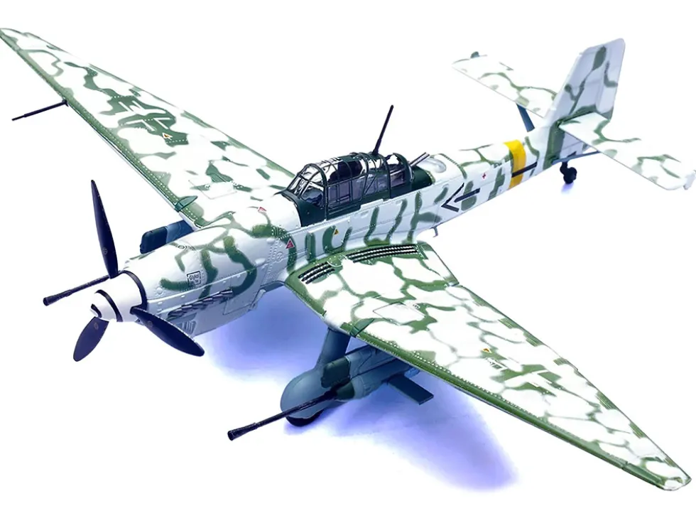 Junkers Ju 87G2 Stuka Bomber Aircraft "10.(Pz)/SG 2 Immelmann, Markisch Friedland, Pomerania" (1945) German Luftwaffe "Wing" Series 1/72 Diecast Model by Panzerkampf
