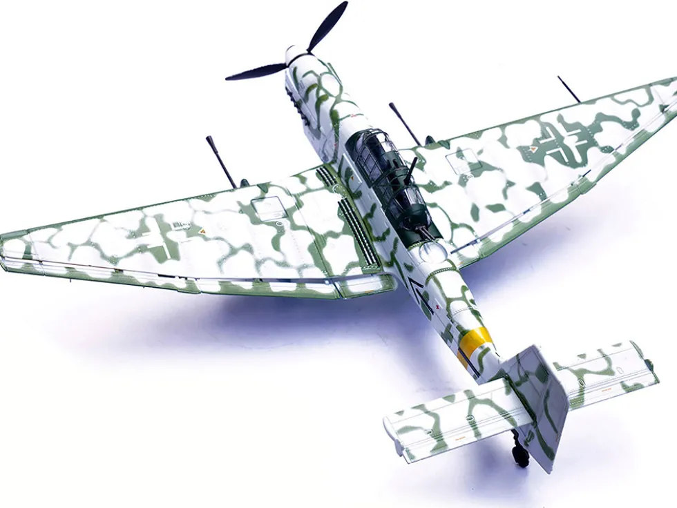 Junkers Ju 87G2 Stuka Bomber Aircraft "10.(Pz)/SG 2 Immelmann, Markisch Friedland, Pomerania" (1945) German Luftwaffe "Wing" Series 1/72 Diecast Model by Panzerkampf