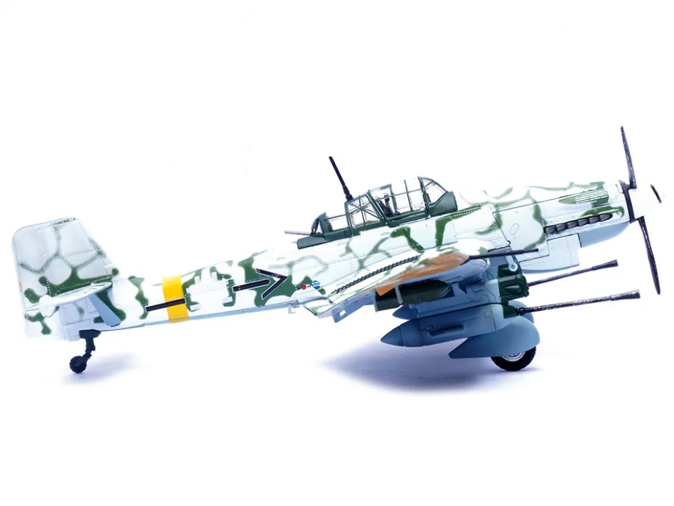 Junkers Ju 87G2 Stuka Bomber Aircraft "10.(Pz)/SG 2 Immelmann, Markisch Friedland, Pomerania" (1945) German Luftwaffe "Wing" Series 1/72 Diecast Model by Panzerkampf