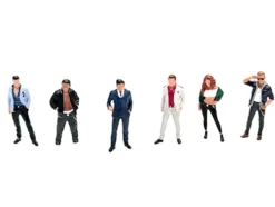 Kakkoii 6 piece Diecast Figures Set 1/64 Scale Models by American Diorama