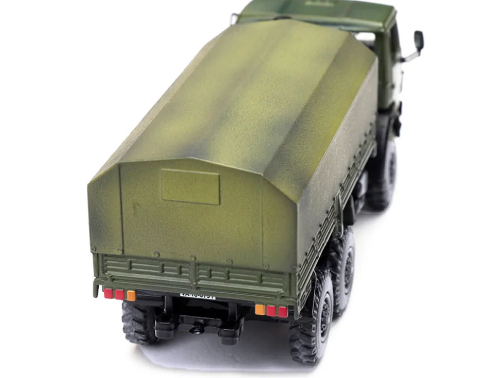 Kamaz 4310 Transport Truck Green Weathered Ukrainian Ground Forces 1/72 Diecast Model Legion LEG-12061LD