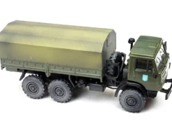 Kamaz 4310 Transport Truck Green Weathered Ukrainian Ground Forces 1/72 Diecast Model Legion LEG-12061LD