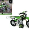 Kawasaki KX450SR Dirt Bike Motorcycle #21 Jason Anderson Green and Black Kawasaki Racing Team 1/12 Model New Ray 58413