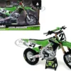 Kawasaki KX450SR Dirt Bike Motorcycle #21 Jason Anderson Green and Black Kawasaki Racing Team 1/6 Model New Ray 49733