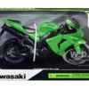 Kawasaki ZX 10R Ninja Motorcycle Green 1/12 Diecast Model New Ray 42443A