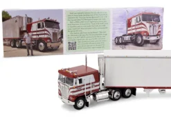 Kenworth K100 COE Flat Top and 53' Utility Trailer with Reefer