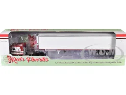Kenworth K100 COE Flat Top and 53' Utility Trailer with Reefer