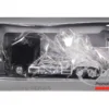 Kenworth K100 with 5-Bar Grill and XXL Chassis Black 1/87 (HO) Plastic Model Car by Promotex