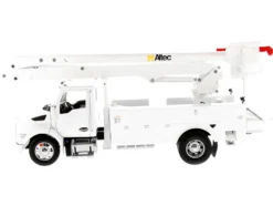 Kenworth T380 Altec AA55 Aerial Service Truck White Transport Series 1/32 Diecast Model Diecast Masters 71100