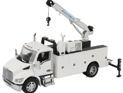 Kenworth T380 Auto-Crane Titan 85-Body HC14-Crane Work Truck with Miller EnPak White