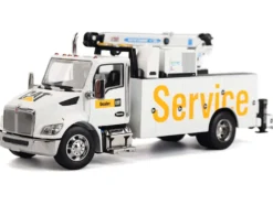Kenworth T380 Auto-Crane Titan 85 Truck with Miller EnPak White 