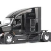 Kenworth T680 76" High Roof Sleeper Cab Truck Tractor Black "Transport Series" 1/50 Diecast Model by Diecast Masters