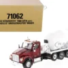Kenworth T880 SFFA with McNeilus Bridgemaster Mixer Truck Radiant Red White 1/50 Diecast Model Diecast Masters 71062