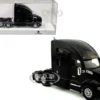 Kenworth T680 Sleeper Cab Black 1/87 (HO) Plastic Model Car by HO Logistics