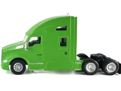 Kenworth T680 Sleeper Cab Lime Green 1/87 (HO) Plastic Model Car by HO Logistics