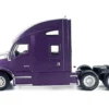 Kenworth T680 Sleeper Cab Purple Metallic 1/87 (HO) Plastic Model Car by HO Logistics