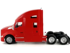 Kenworth T680 Sleeper Cab Red 1/87 (HO) Plastic Model Car by HO Logistics