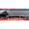 Kenworth T2000 Truck Black with Gray Container "Transporter" Series 1/32 Diecast Model by Welly