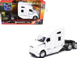 Kenworth T680 Truck Tractor White "Long Haul Truckers" Series 1/32 Diecast Model by New Ray