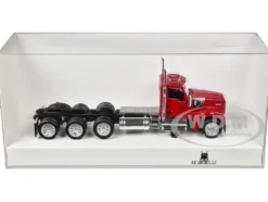 Kenworth W990 3-Axel Day Cab Red 1/87 (HO) Plastic Model Car by HO Logistics