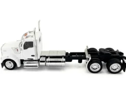 Kenworth W990 2-Axel Day Cab White 1/87 (HO) Plastic Model Car by HO Logistics