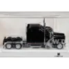 Kenworth W900L Truck Tractor with Sleeper Cab Black 1/87 (HO) Plastic Model Car by HO Logistics