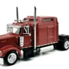 Kenworth W900L Truck Tractor with Sleeper Cab Red Metallic 1/87 (HO) Plastic Model Car by HO Logistics