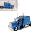Kenworth W900L Truck Tractor with Sleeper Cab Baby Blue 1/87 (HO) Plastic Model Car by HO Logistics