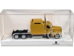 Kenworth W900L Truck Tractor with Sleeper Cab Yellow 1/87 (HO) Plastic Model Car by HO Logistics
