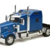 Kenworth W900 Truck Tractor Blue Metallic 1/32 Diecast Model by New Ray