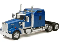Kenworth W900 Truck Tractor Blue Metallic 1/32 Diecast Model by New Ray