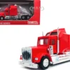 Kenworth W900 with Extra Large Sleeper Red 1/87 (HO) Plastic Model Car by Promotex