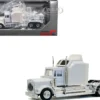 Kenworth W900 with Extra Large Sleeper White 1/87 (HO) Plastic Model Car by Promotex