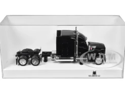 Kenworth W990 with Stand Up Sleeper Cab Black 1/87 (HO) Plastic Model Car by HO Logistics
