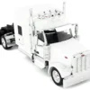 Kenworth W990 with Stand Up Sleeper Cab White 1/87 (HO) Plastic Model Car by HO Logistics