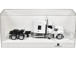 Kenworth W990 with Stand Up Sleeper Cab White 1/87 (HO) Plastic Model Car by HO Logistics