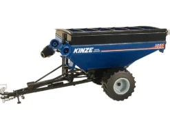 Kinze 1051 Grain Cart with Flotation Tires Blue 1/64 Diecast Model by SpecCast