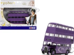 Knight Bus Triple Decker Bus Purple Harry Potter Movie Series Diecast Model Corgi CC99726
